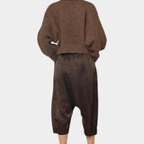 Atelier Delphine - Kiko Satin Pant - Espresso - Pants - YUCCA, best clothes for women, high end fashion for women, yucca.