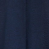 Black Crane Wide Pants Navy fabric detail textured cotton navy