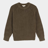 Chelsea Washed Cotton Sweater, Caper