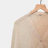 Japan Whole Garment Knit Cardigan, Natural
