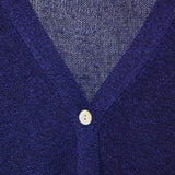 Japan Whole Garment Knit Cardigan, Navy
