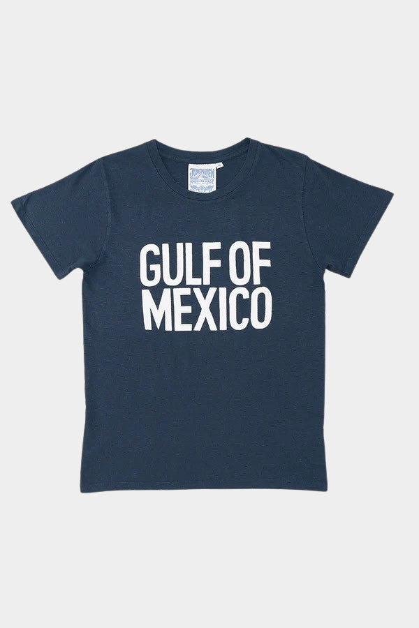 Jungmaven Gulf of Mexico Lorel Tee in Navy crafted from a hemp and organic cotton blend at SHOP YUCCA Denver