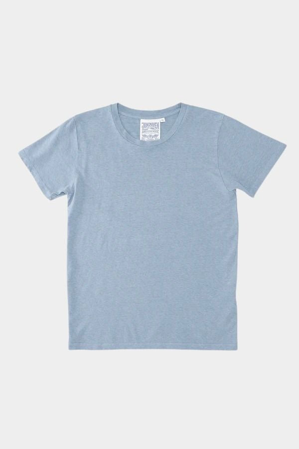 Jungmaven Lorel tee rainwashed hemp cotton tee front view