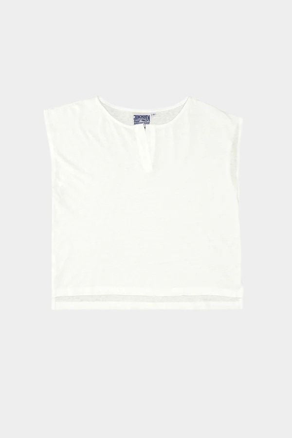 Jungmaven Sonora tee washed white flat lay front