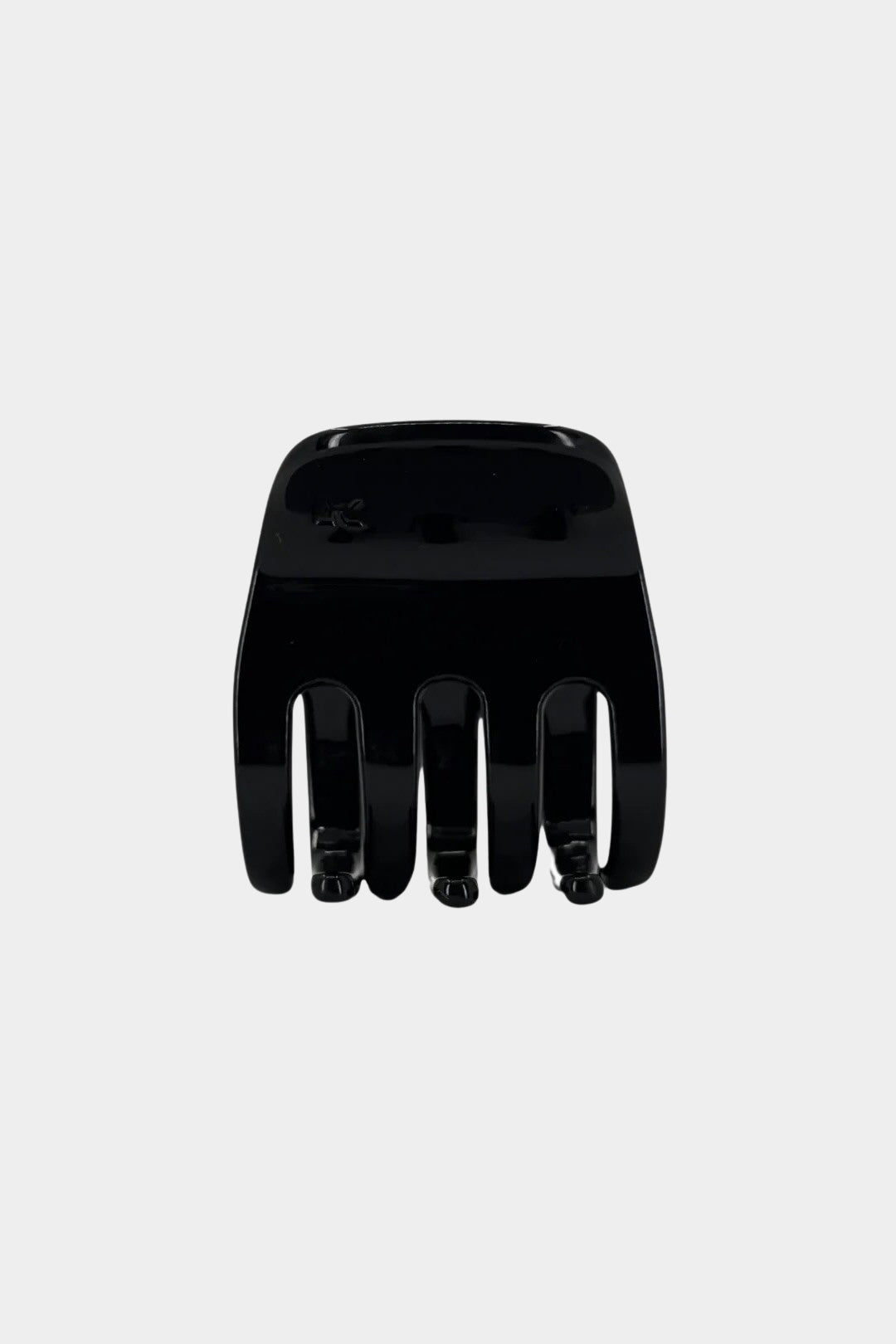 KARST small hair claw clip in noir black compact cellulose acetate lightweight hold accessory