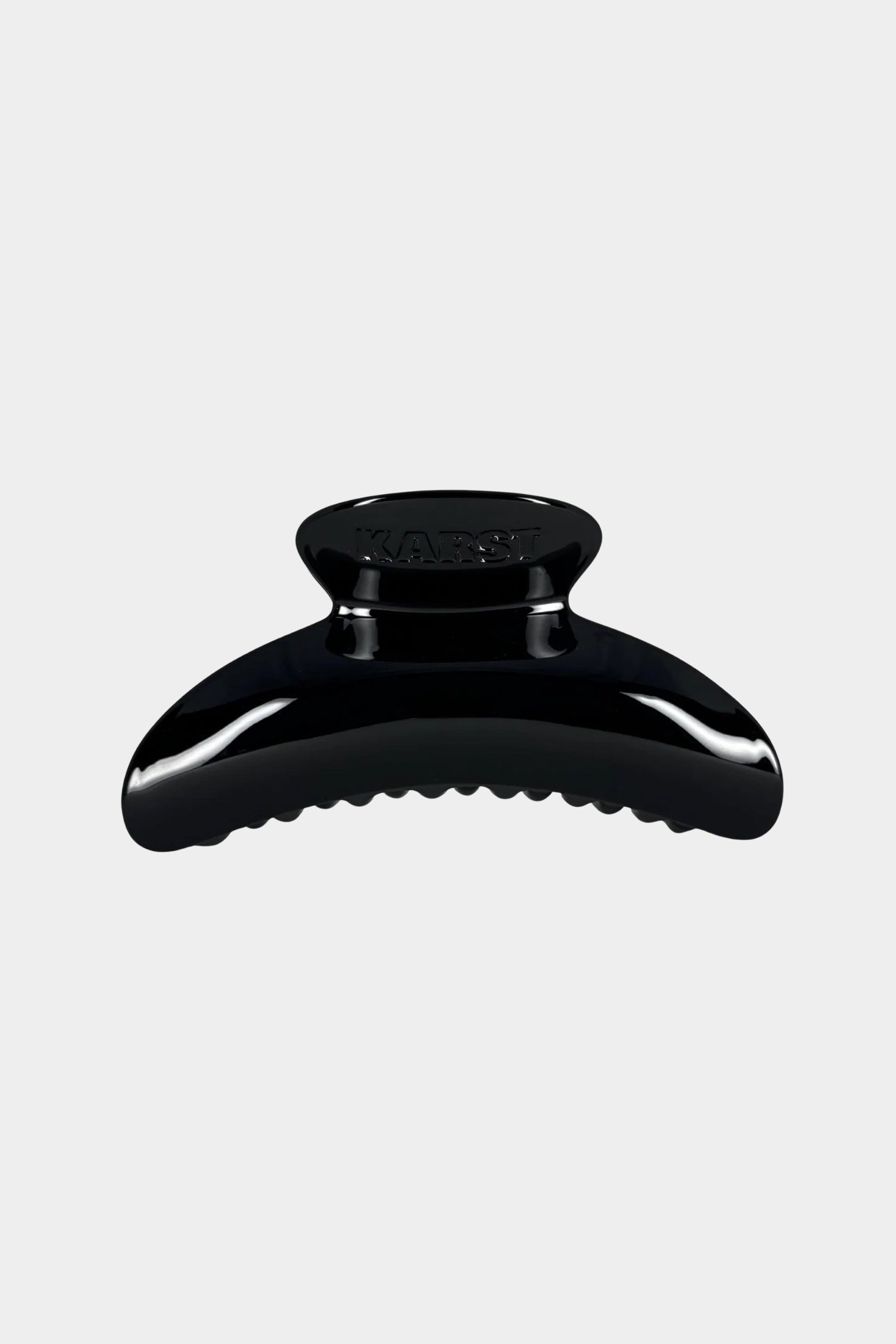 KARST super hair claw clip in noir black oversized cellulose acetate strong hold accessory