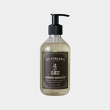 Los Poblanos Lavender Hand Soap 12 oz pump bottle with black label and lavender essential oil at YUCCA Denver