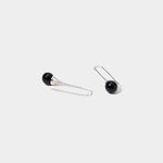 Maslo Jewelry - Collette Earrings - Black Onyx - Earrings - YUCCA, Denver boutique jewelry, sculptural modern accessories.