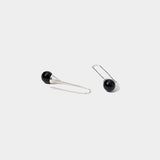Maslo Jewelry - Collette Earrings - Black Onyx - Earrings - YUCCA, Denver boutique jewelry, sculptural modern accessories.
