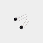 Maslo Jewelry - Collette Earrings - Black Onyx - Earrings - YUCCA, Denver boutique jewelry, sculptural modern accessories.