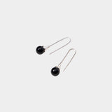 Maslo Jewelry - Collette Earrings - Black Onyx - Earrings - YUCCA, Denver boutique jewelry, sculptural modern accessories.