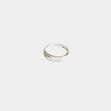 Maslo Jewelry - Crescent Ring - Sterling Silver - Rings - YUCCA, sterling silver stackable rings, Denver unique jewelry.