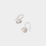 maslo pearl wrap earrings sterling silver pair
