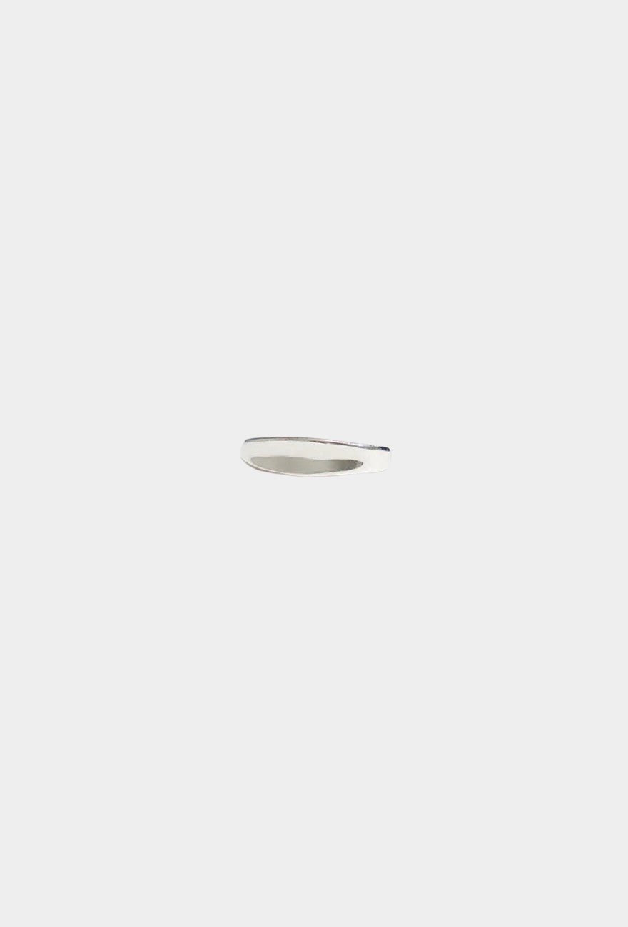 Maslo Jewelry - Crescent Ring - Sterling Silver - Rings - YUCCA, sterling silver stackable rings, Denver unique jewelry.