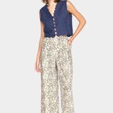 barcelona sunrise top blueberry back view cropped fit shop yucca denver
