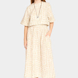 Cropped Field Top, Sandcastle