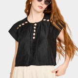 Merida Cut Out Top, Black