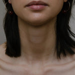 Vermeer Studio - Audrey Hoop Earrings - Earrings - YUCCA, Artistic jewelry for women, boutique near me.