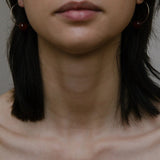 Vermeer Studio - Audrey Hoop Earrings - Earrings - YUCCA, Artistic jewelry for women, boutique near me.