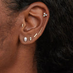 Wwake - Irregular Pearl Earring - Earrings - YUCCA, boutique stores near me, unique jewelry denver, capsule wardrobe.