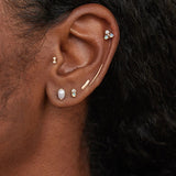 Wwake - Irregular Pearl Earring - Earrings - YUCCA, boutique stores near me, unique jewelry denver, capsule wardrobe.