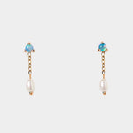 WWAKE large opal and pearl shower earrings at SHOP YUCCA Denver