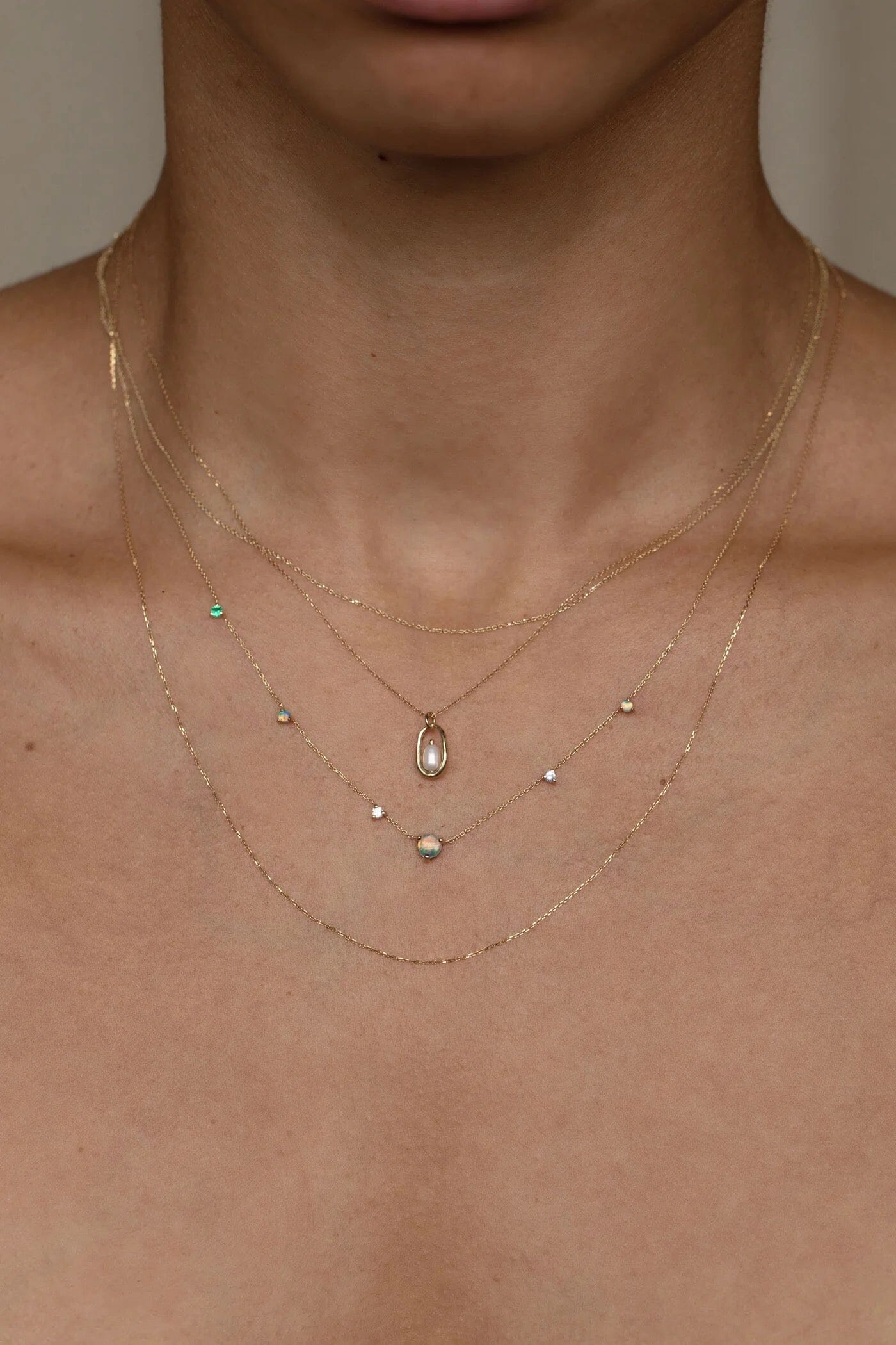 WWAKE - Pearl Droplet Necklace - Necklaces - YUCCA, boutique near me, unique jewelry denver, capsule wardrobe.
